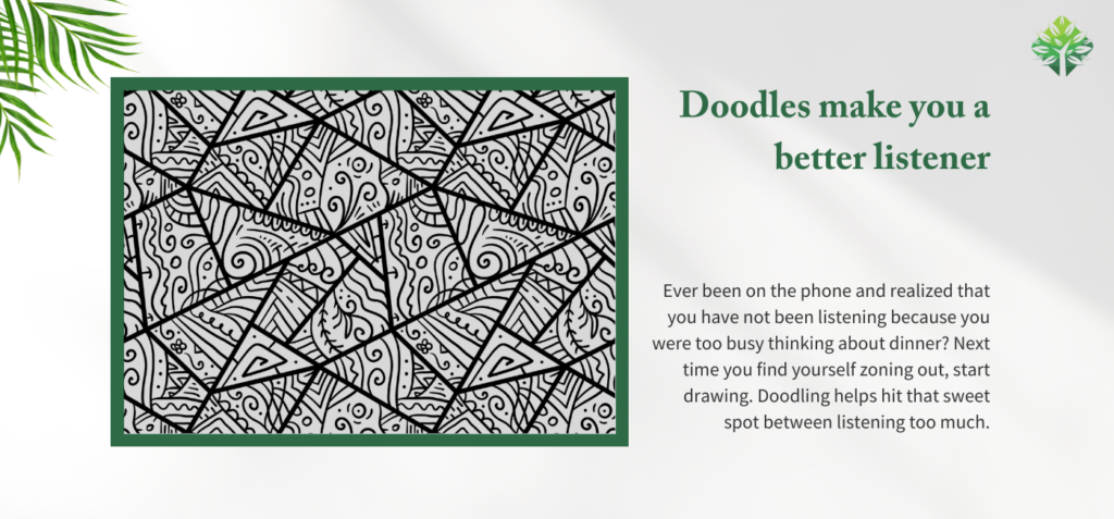 doodles make you better listener